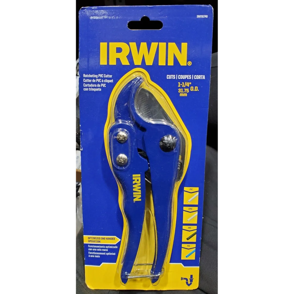 [IRWIN-IRHT-81740] Irwin Irwt81740 Ratcheting Pvc Cutter 1 1/4 Inch