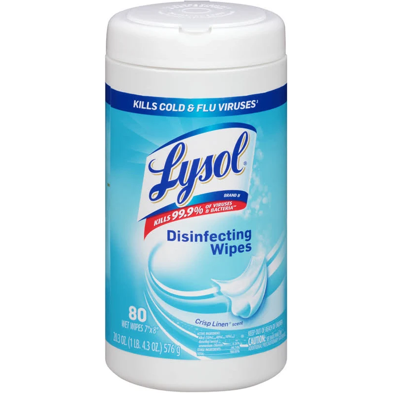 [LYSOL80WIPE] Lysol Wipes 80 Count Per Canister