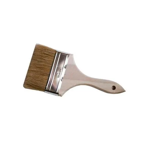 [MAG 235] Magnolia Brush Chip Brush 3" 100% White Bristles, Smooth Sanded Handle