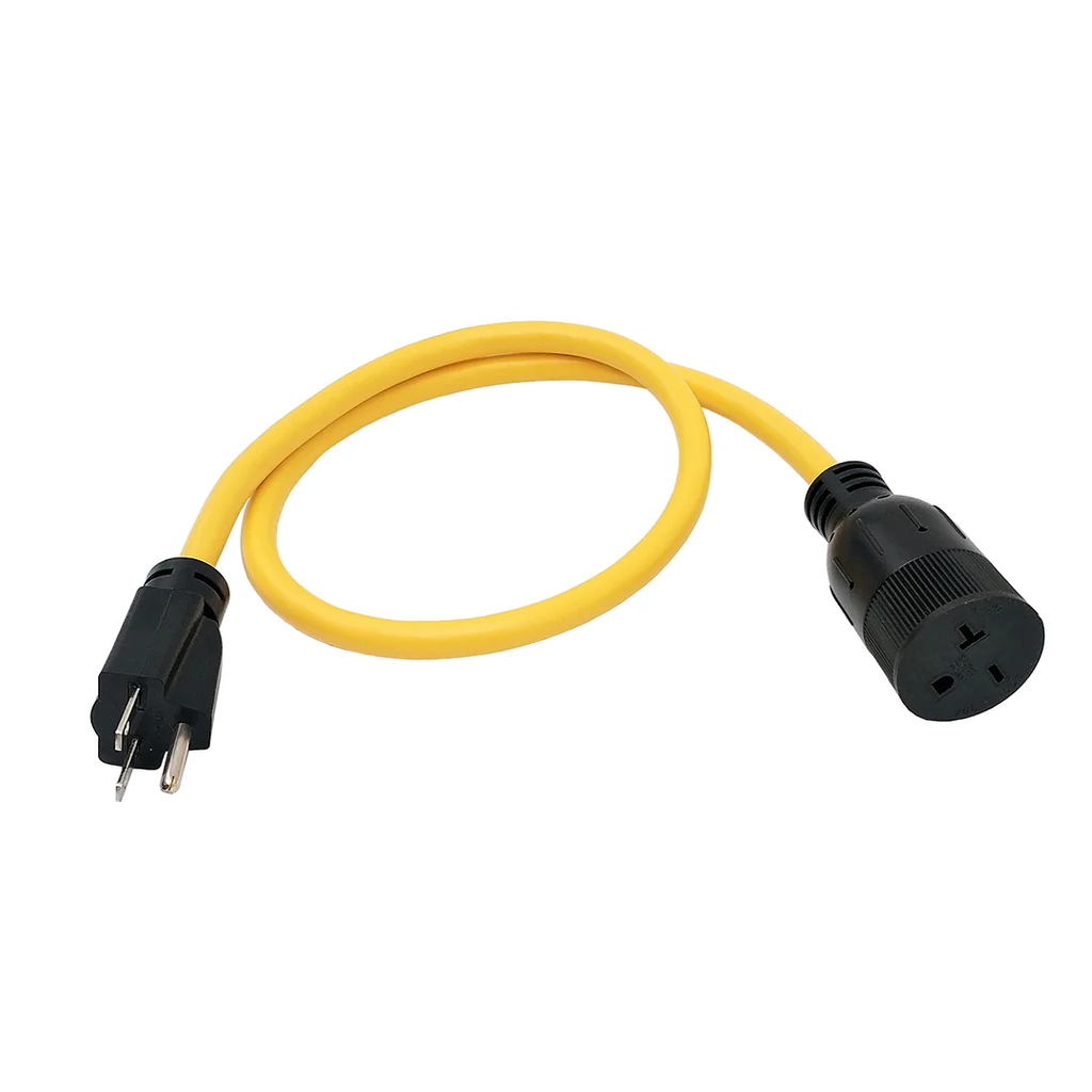 Parkworld 67904 Nema 6-15 Extensio Cord 6-15P To 6-15R (T Blade Female) For 6-20 Adapter 50 Foot