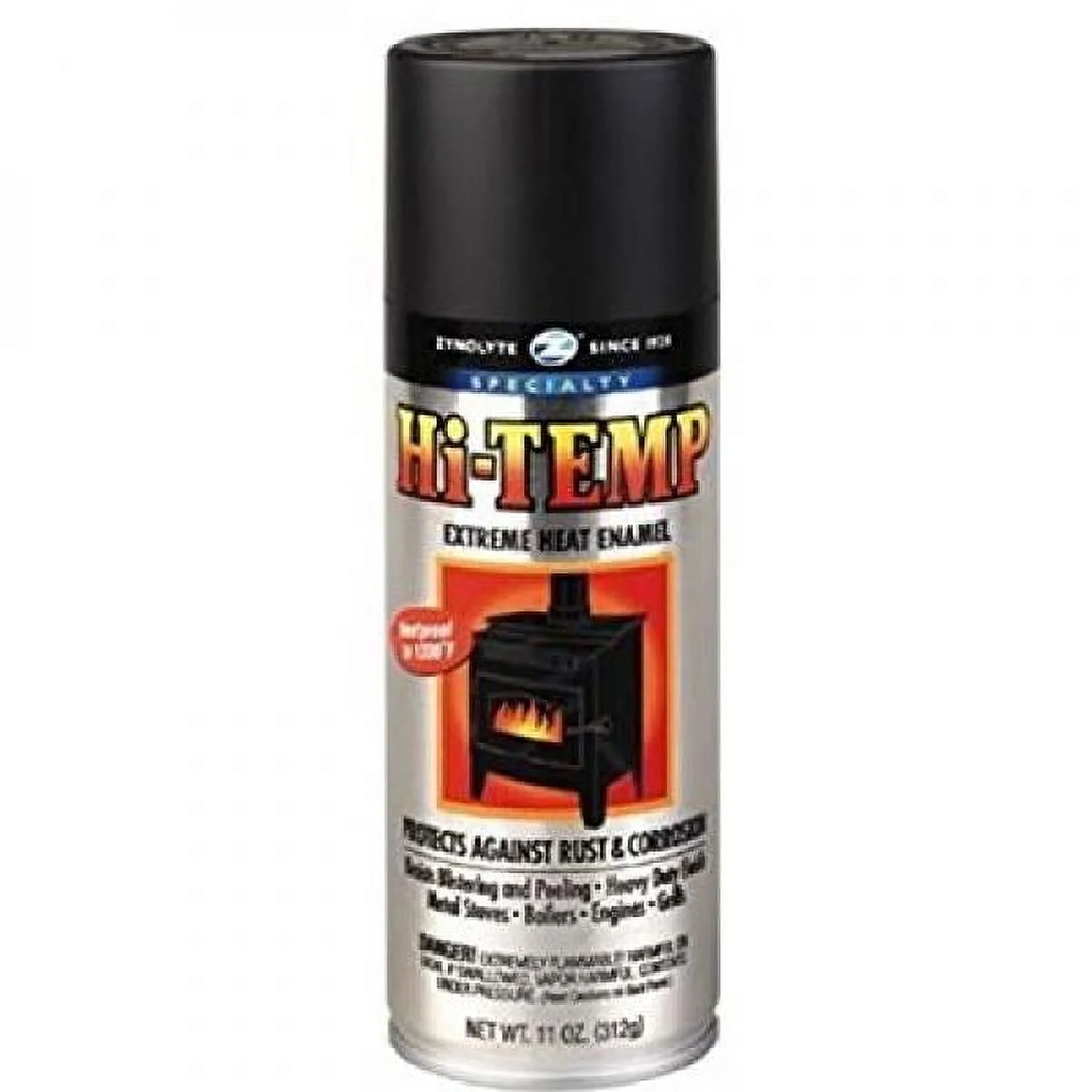 [AER Z635] Aervoe Z635  Black Zynolyte Hi-Temp Extreme Heat Enamel  11-oz Aerosol