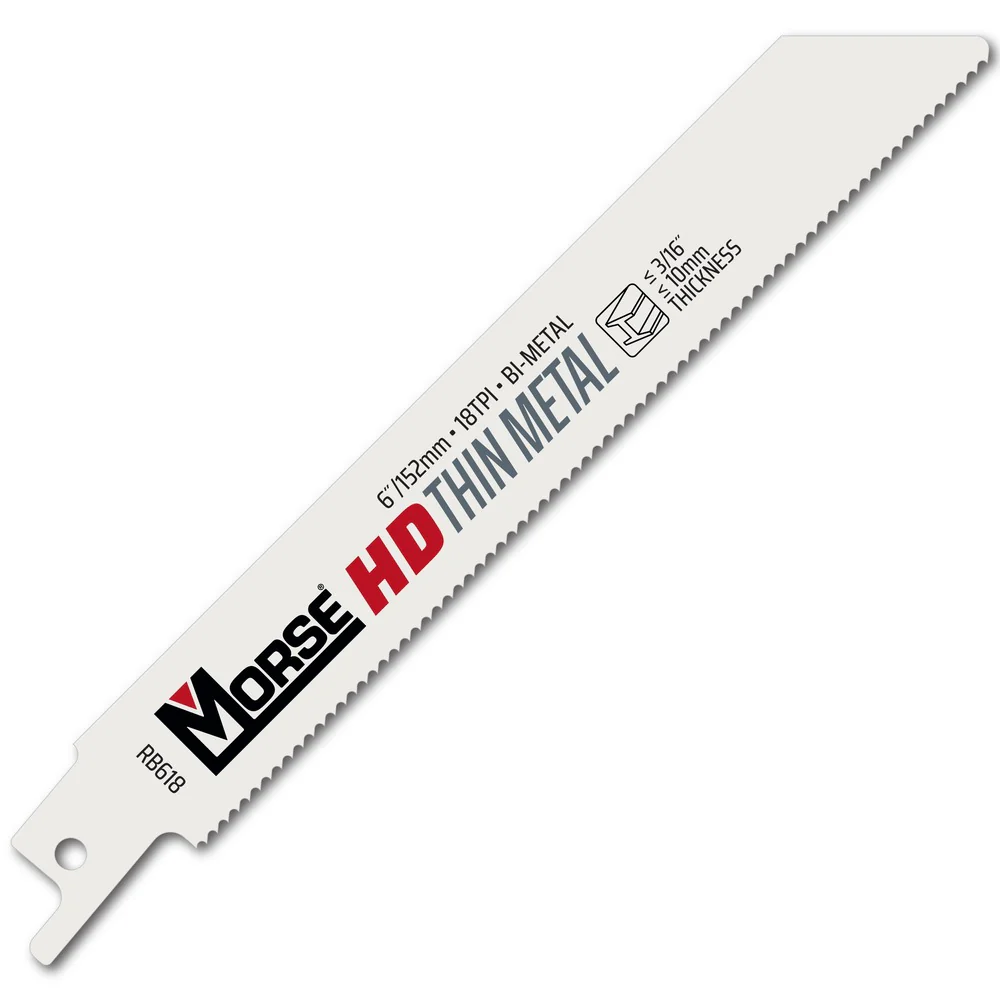 MK Morse Master Cobalt® PN400428   6" - 18 TPI Metal Cutting Sawzall Blade (Reciprocating Saw Blade)