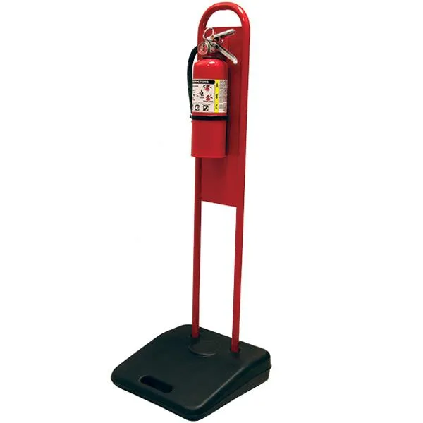 Heiser 48FES Portable Fire Extinguisher Stand - Steel, 48"H