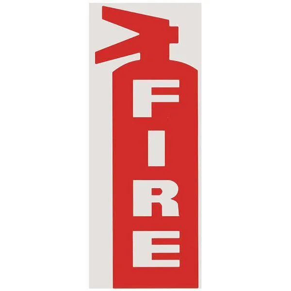 FIRE Red Sign Adhesive