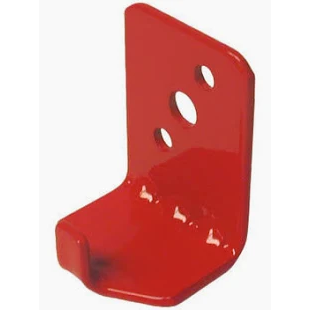 [BRACKET 5-HOOKRED] Hook Style Wall Bracket for 5# Fire Extinguishers