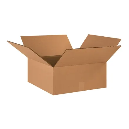 18 × 18 × 8" Double Wall Corrugated Shipping Boxes, 15/Bundle