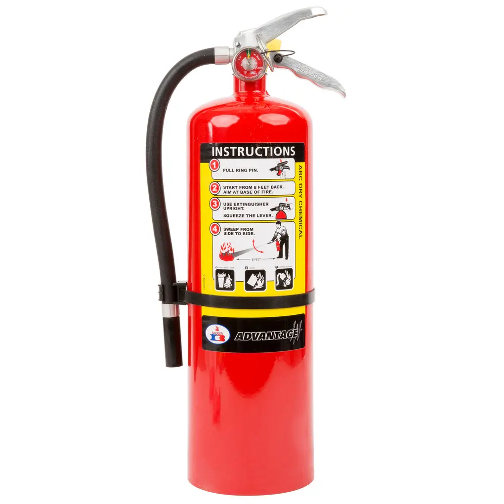 Badger Advantage 21007867B 10# ABC Fire Extinguisher w/Wall Hook