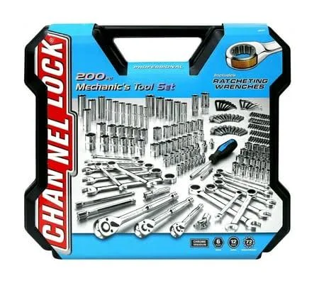 Channellock 200 Pc Mechanic Tool Set w/ Case