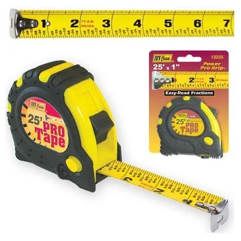Ivy Classic 13225 Pro Tape Measure 25 Foot