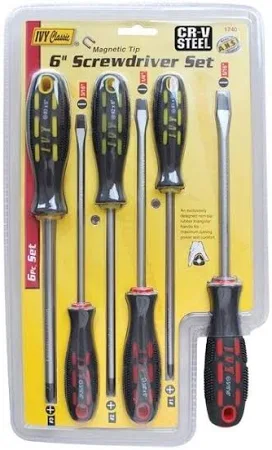 [IC-17401] Ivy Classic 17401 6 Piece Screw Driver Set