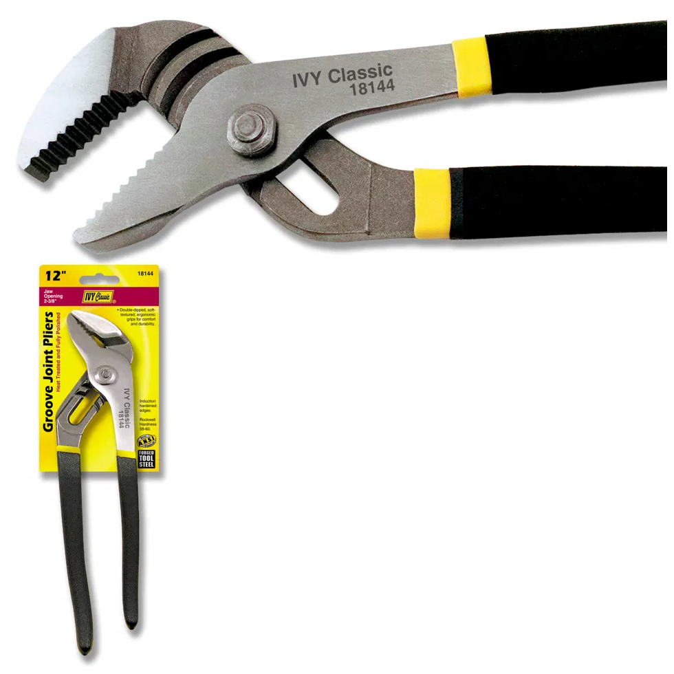 [IVY 18144] Ivy Classic 12" Groove Joint Pliers