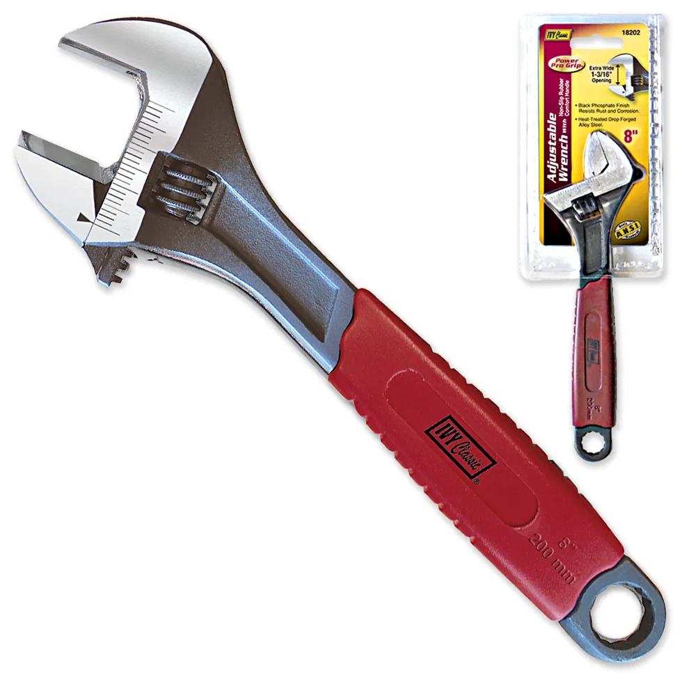 Ivy Classic 18202 8" Adjustable Wrench