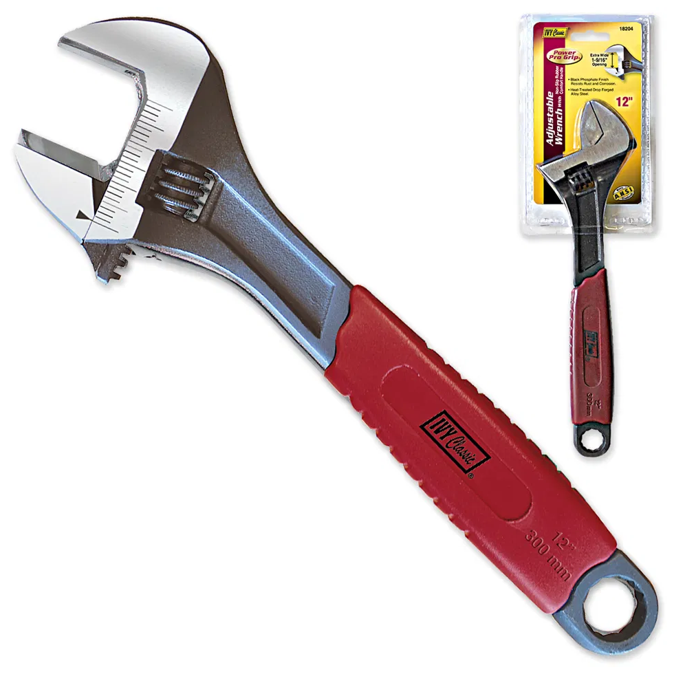 Ivy Classic 18204 12" Adustable Wrench