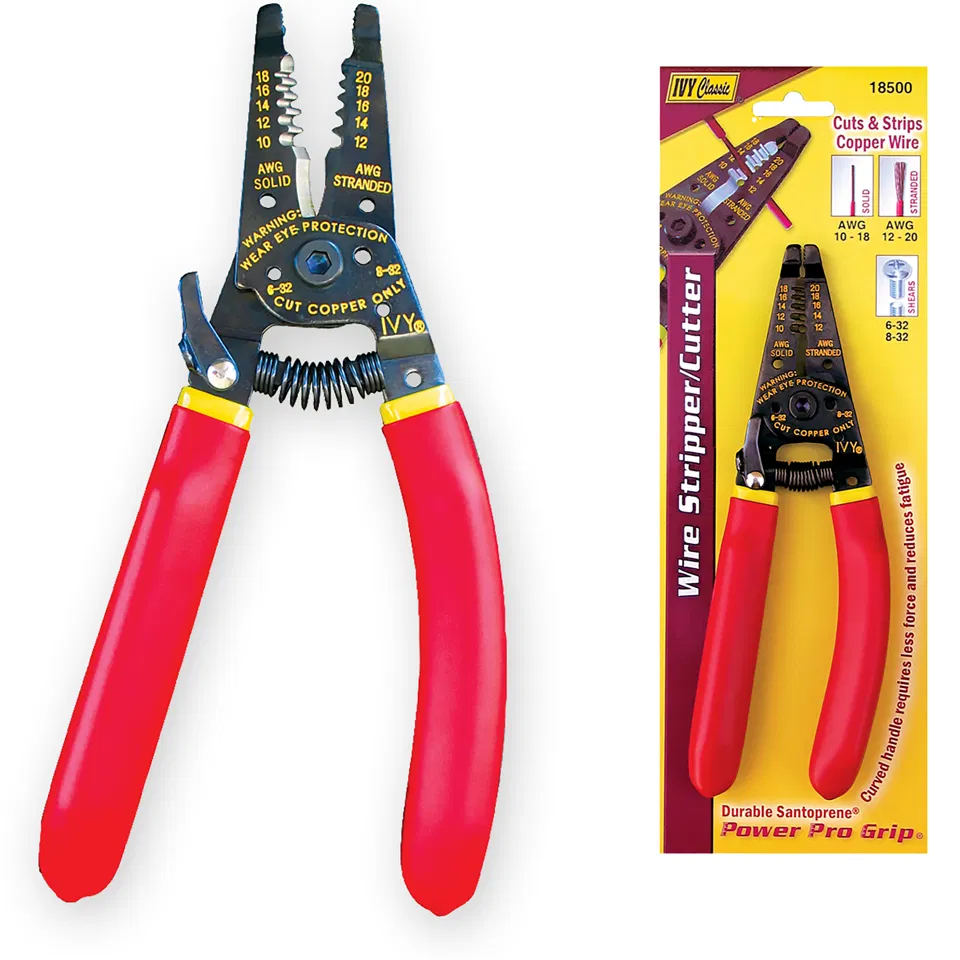 [IC-18500] Ivy Classic 18500 Curved Handle Wire Stripper And Cutter