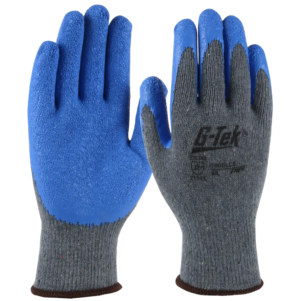 [PIP 700SLCE-XL] Cotton Glove W Crinkle Latex Palm - X-Large (1 Dz Pair)