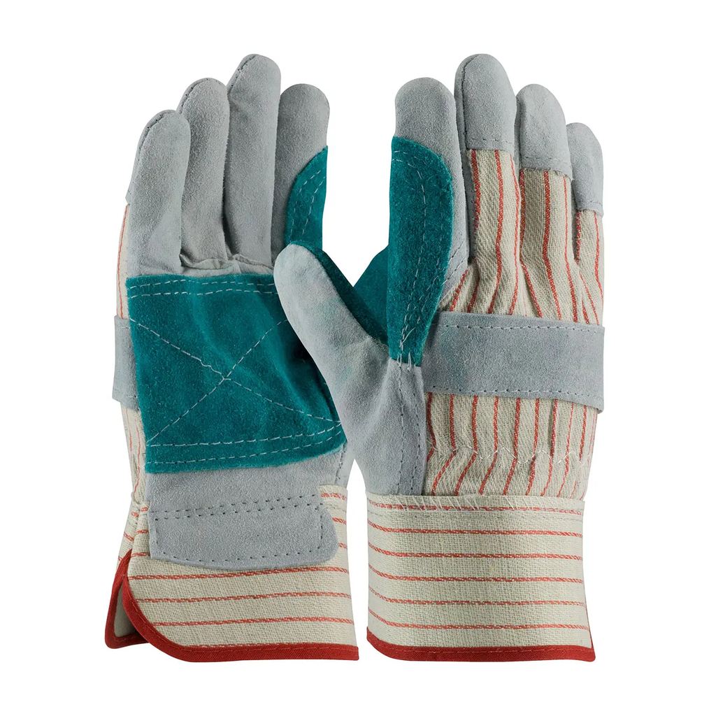 [PIP 85-7512J/L] PIP 85-7512 J/L Large Double Palm Leather Glove (1 Dz Pair)