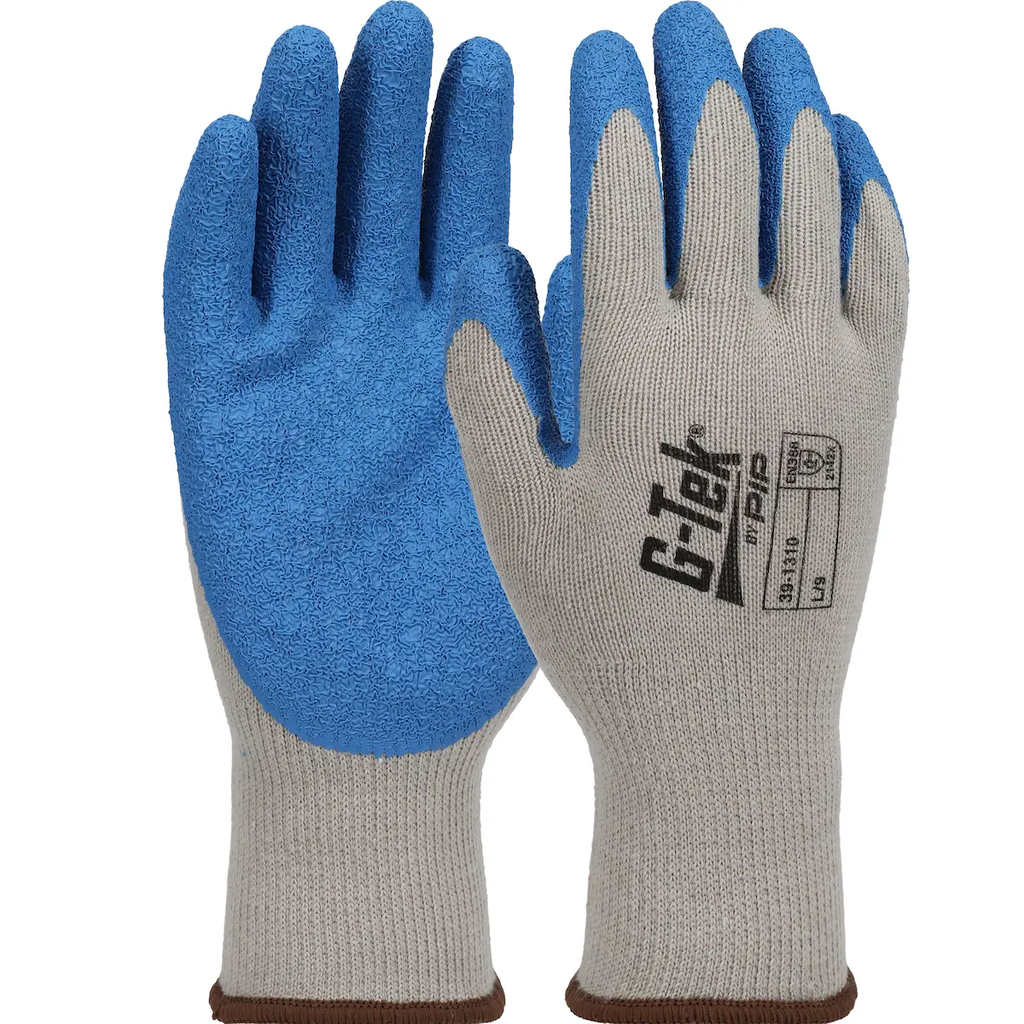 [PIP 39-1310L] PIP 39-1310/L Large Cotton Latex Coated Gloves (1 Dozen Pair)