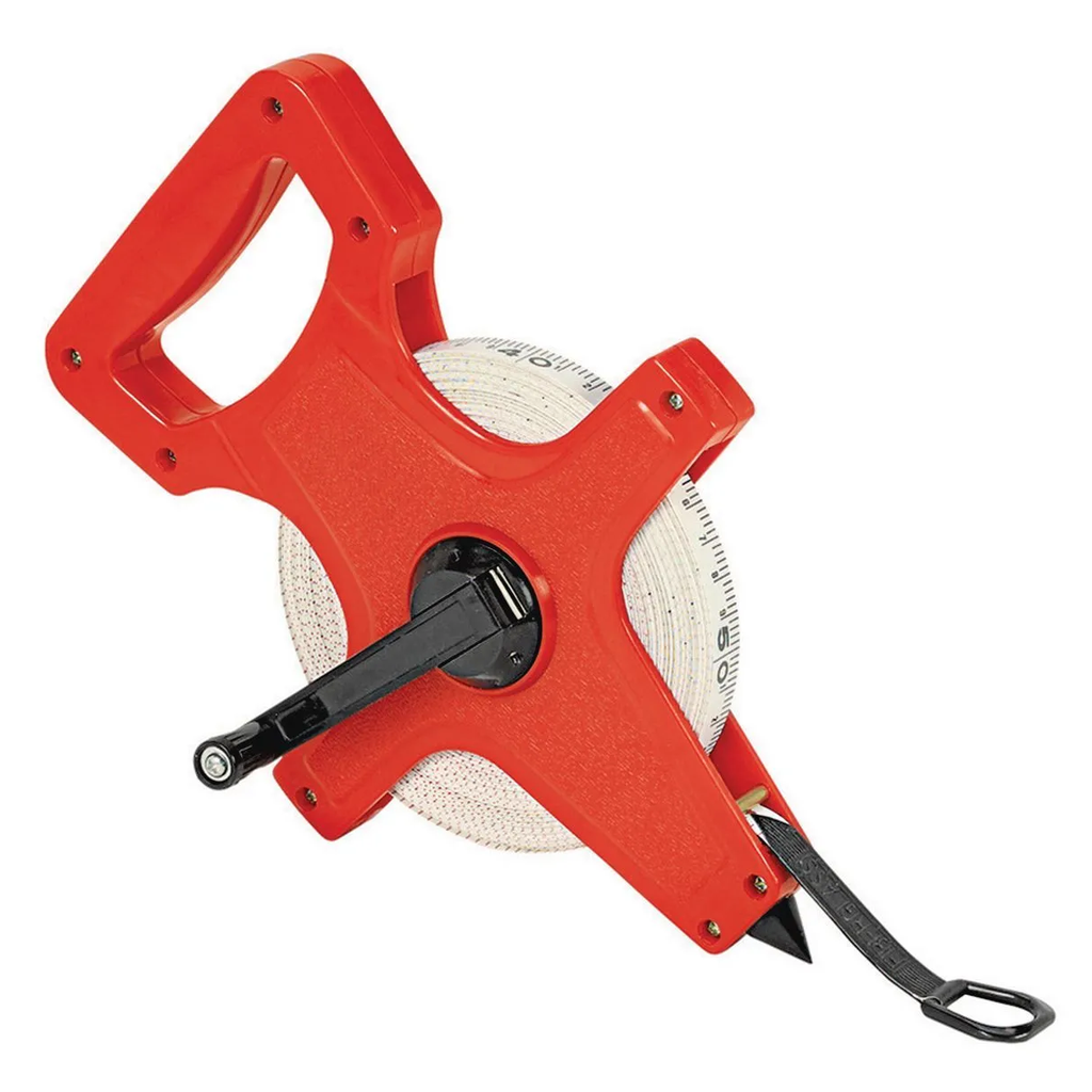 100' Open Reel Fiberglass Tape Measure