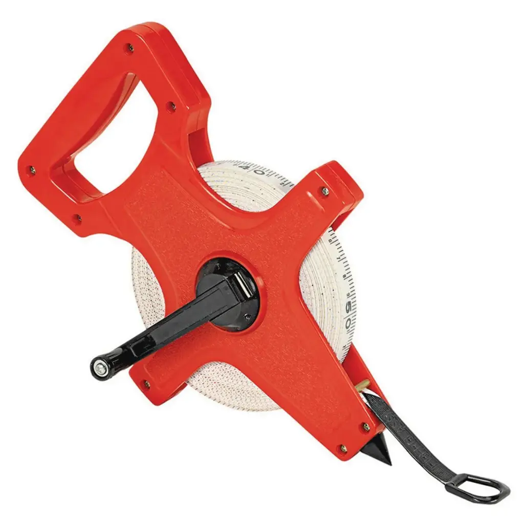 100' Open Reel Fiberglass Tape Measure