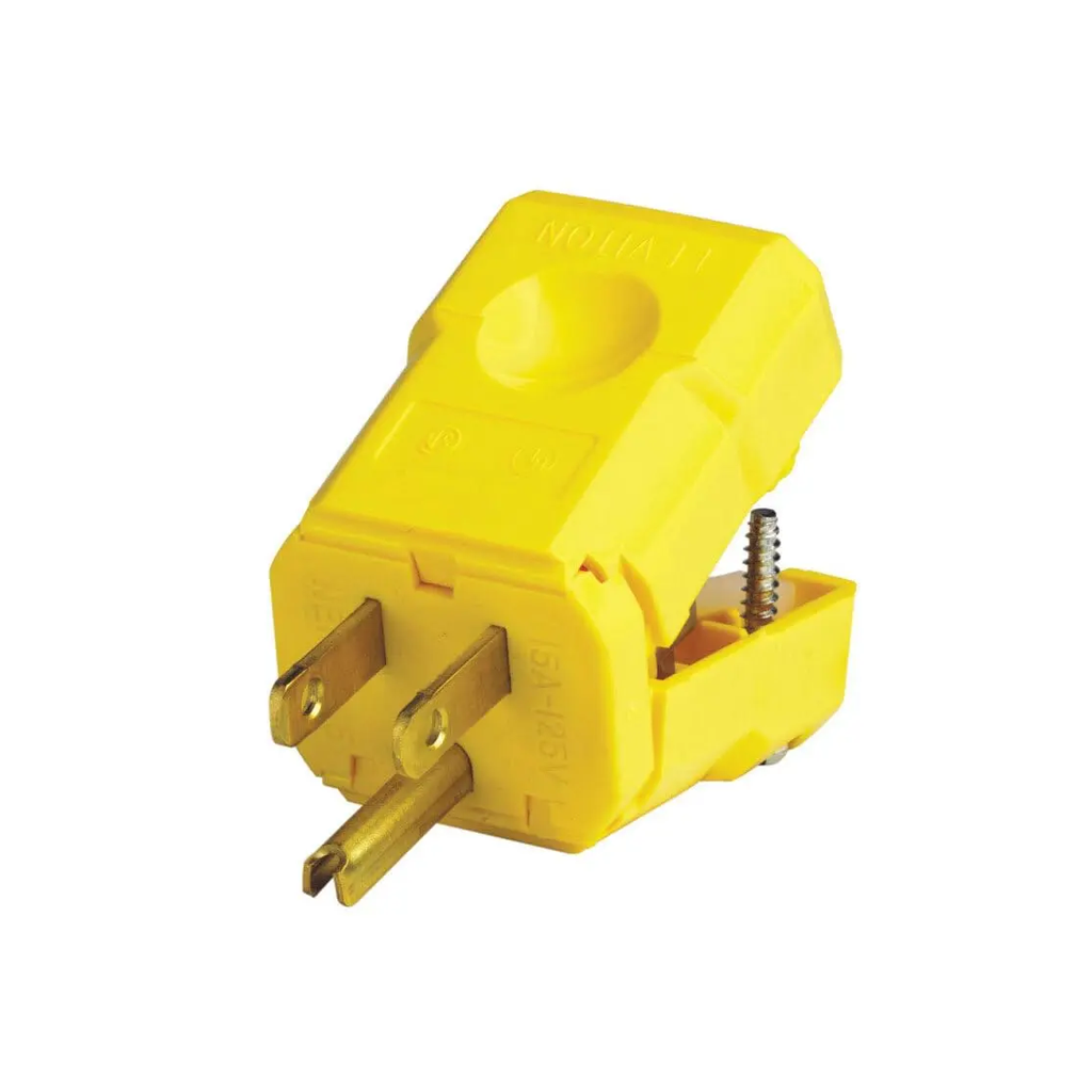 Leviton 5256‑VY Python Straight‑Blade Plug