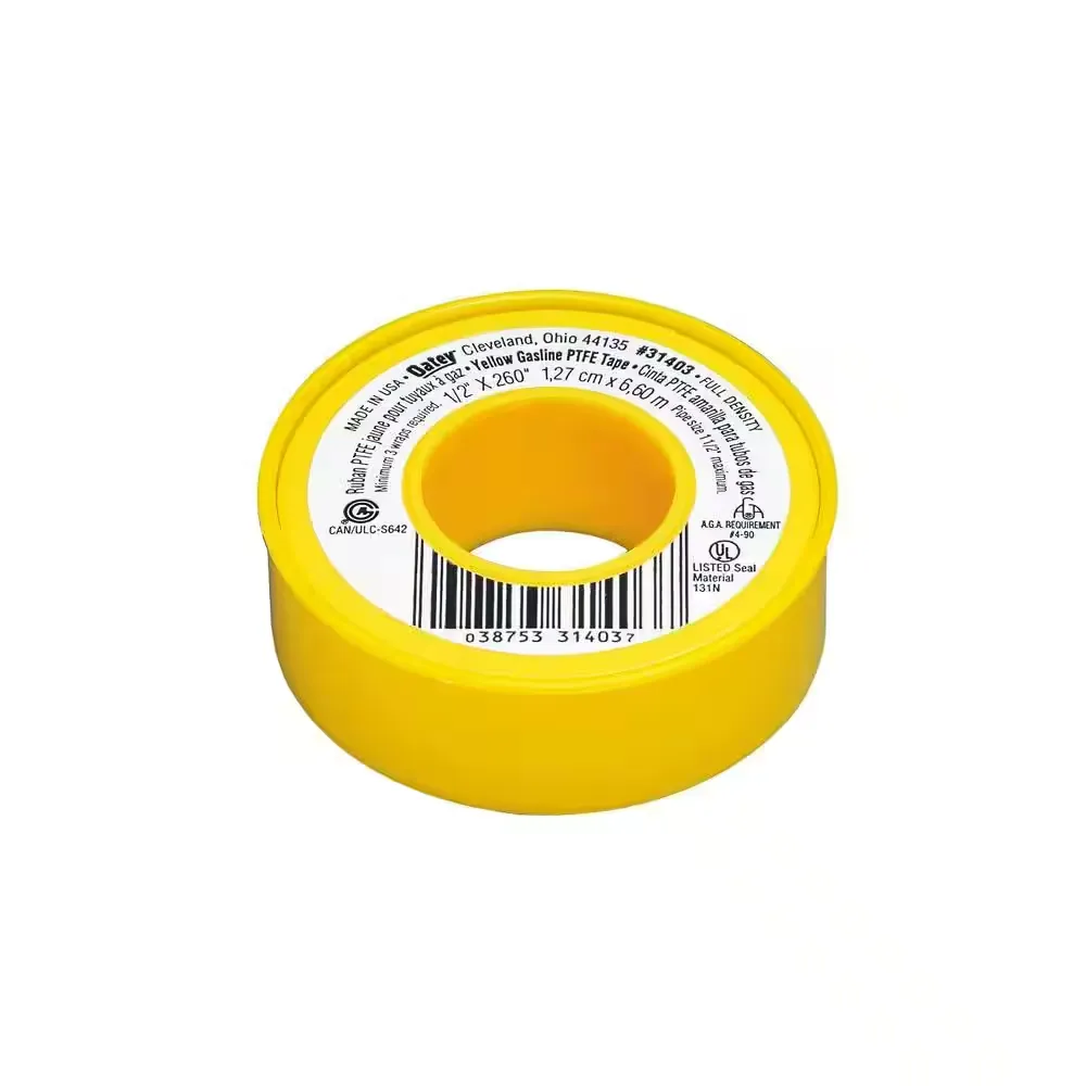 [TEFLONTAPEYELLOW] 1/2 X 520 Yellow Teflon Gas Tape