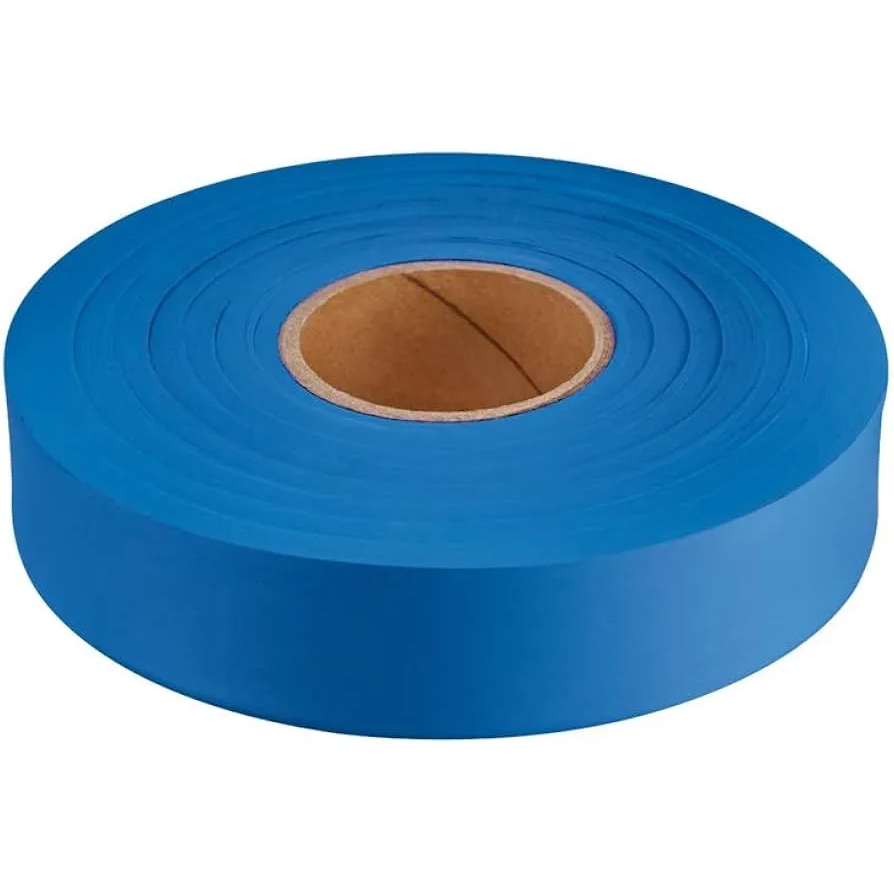 1 3/16 X 300 Foot Blue Flagging Tape
