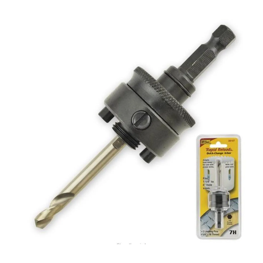 [IVY 28107] 7H RAPID RELOAD ARBOR 5/8 THREAD W/2 PINS