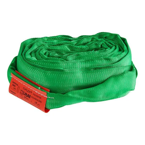 [SLENR8GREEN] Green Enr2 Endless Round Polyester Sling 5300 Vertical 8 Ft