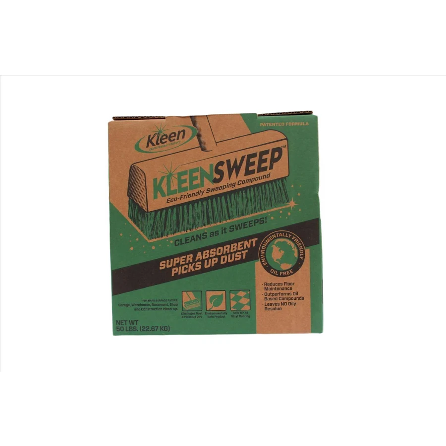 Kleensweep 1815 50 Super Absorbent Green Floor Sweep