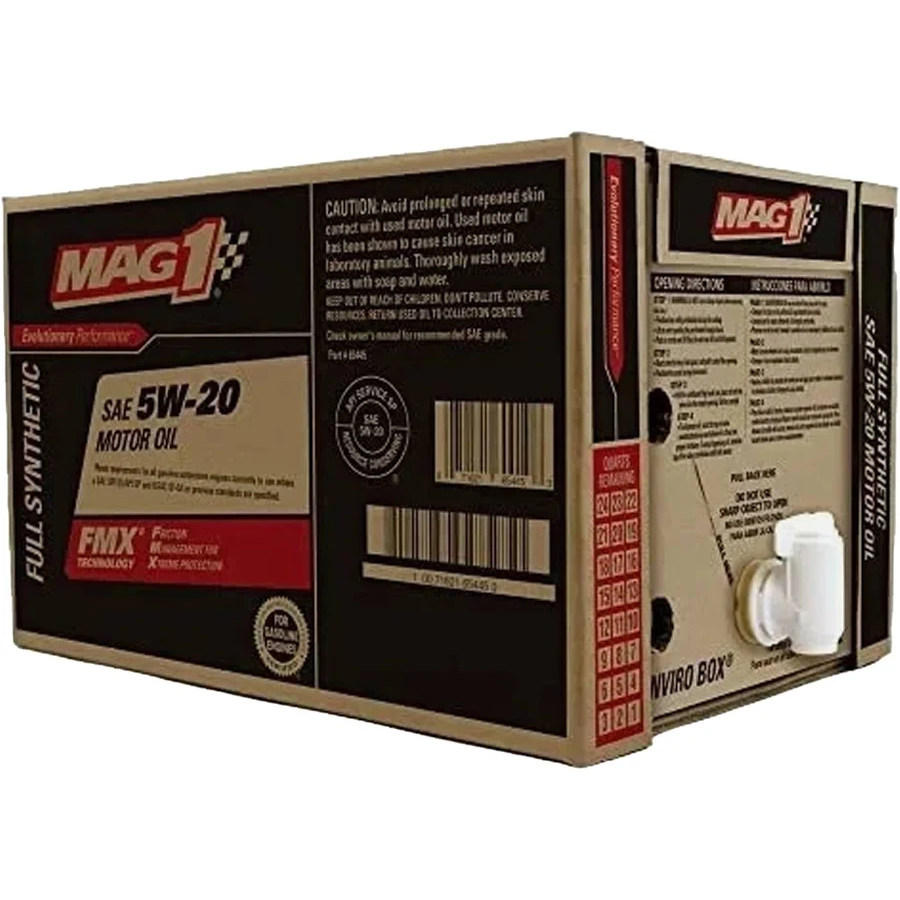 [MAG1-65445] MAG1 65445 5W-20 Full Synthetic Motor Oil 6 Gal Enviro Box