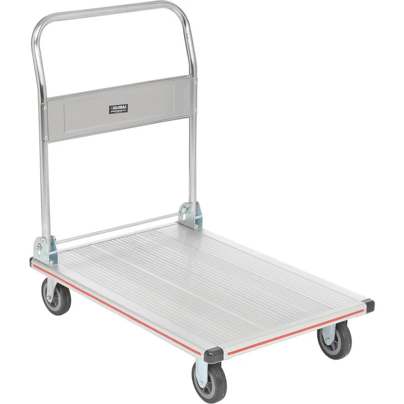 36X24 Heavy Duty Moving Platform Foldable Truck Dolly With Swivel Wheels 600 Pound Cap.