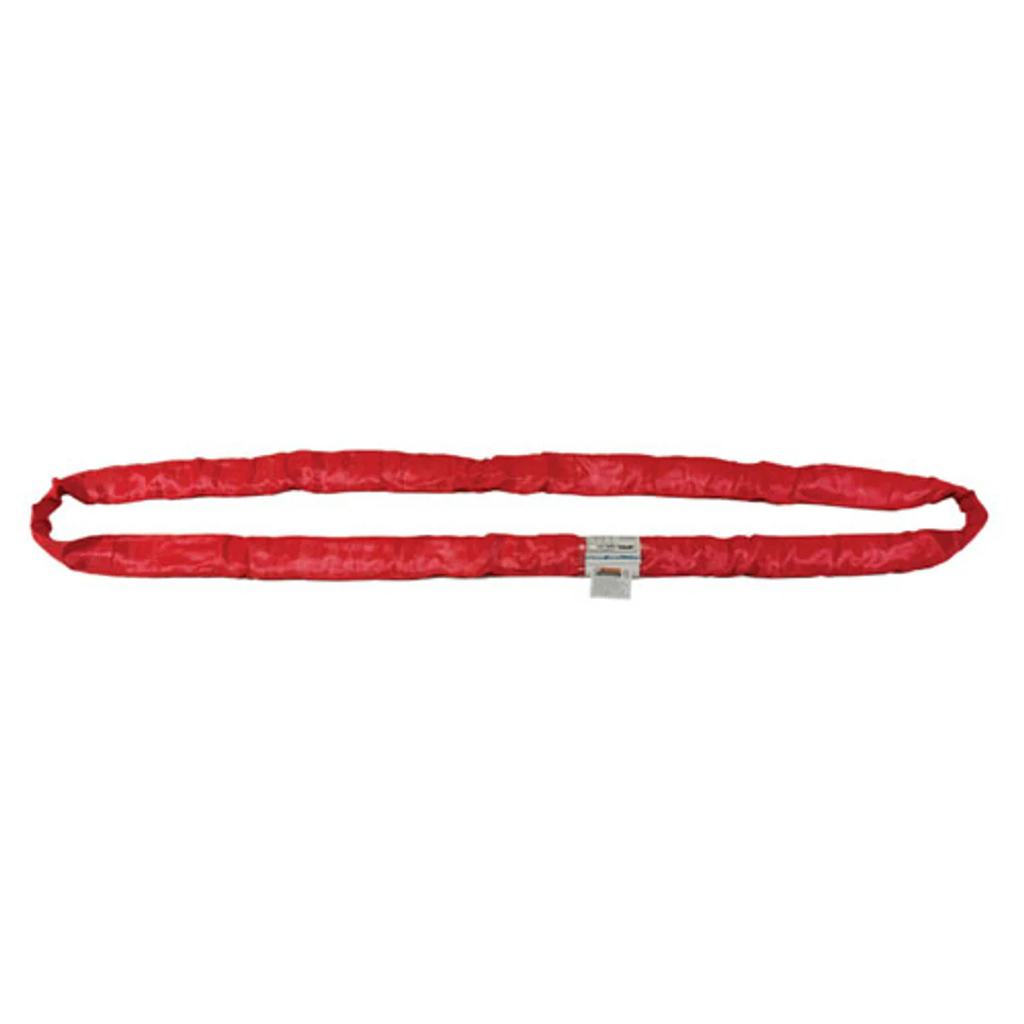 Red Enr5 Endless Round Polyester Sling 13200 Pound Vertical 10 Ft