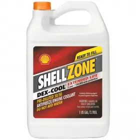 [SHELL-DEX50] Shell Dex-Cool Antifreeze, Shell Zone Dexcool 50/50 1 Gal