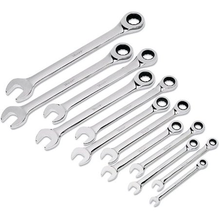 [TIT17355] 12 pc. 12 Pt. Metric Ratcheting Combination Wrench Set