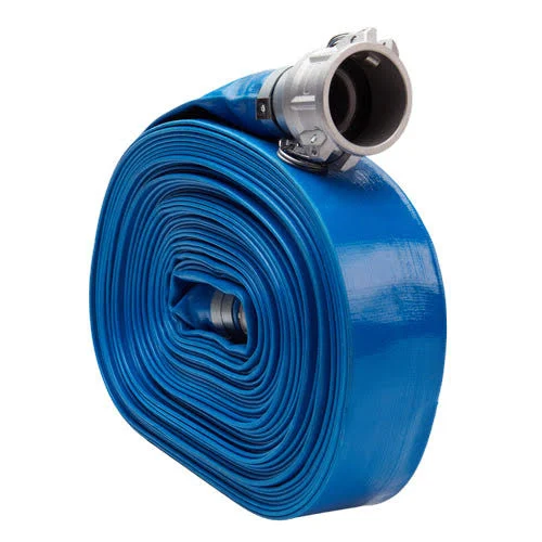 [DISCHARGEHOSE80] 2 Inch X 50 Foot 80 Psi Blue Discharge Hose Cam/ Grove M/F