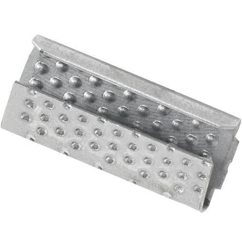 [SERRATEDSEAL5/8] 5/8 Serrated Open Snap On Polyester Strapping Seal 8Pg0625S-5M/P58553