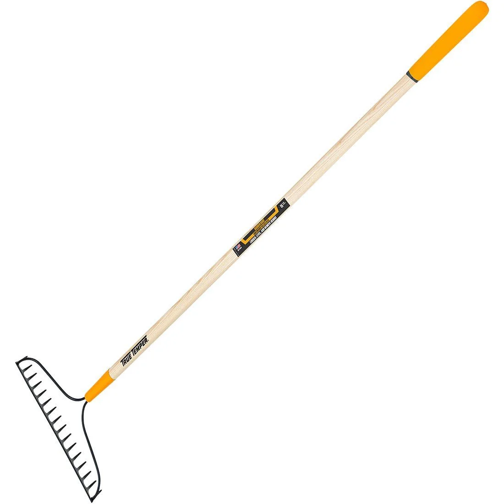 True Temper 2811600 16T Bow Rake With Wooden Handle | Margrove Industries